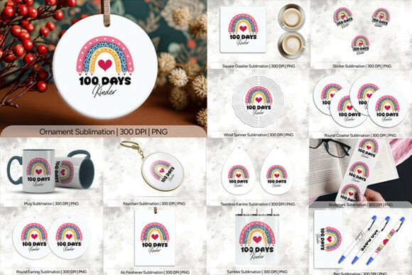 100 Days Kinder Sublimation Bundle: What’s Included & 13 Products
