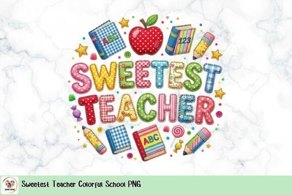 Celebrating Educators with the Sweetest Teacher Colorful School PNG