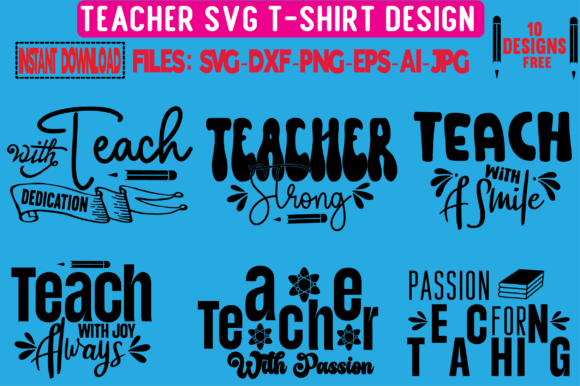 Elevating Educator Apparel with a Premium Teacher Svg T-shirt Design Collection