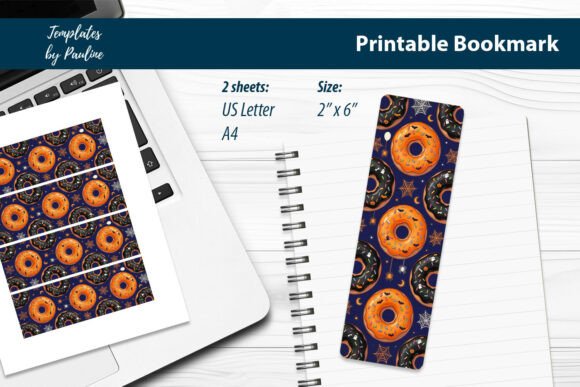 Halloween Donut Bookmark Printable