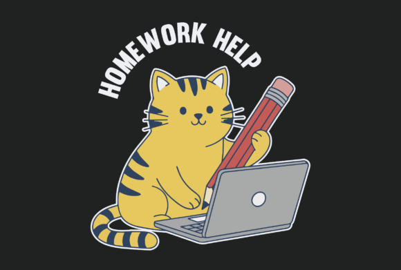Homework Help Cute Cat Design: The Ultimate Back to School Companion for Creators and Educators
