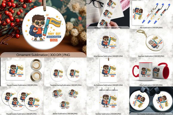 Kindergarten Boss Sublimation PNG: A Strategic Asset for Educators and Creators