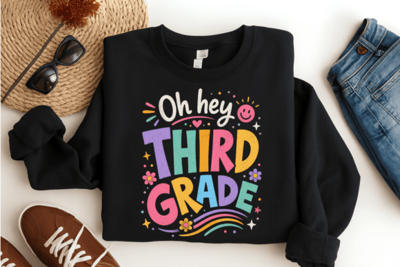 Oh Hey Third Grade Shirt PNG: A Creative Classroom Essential