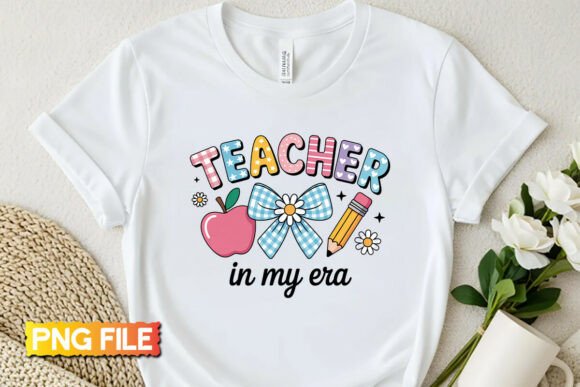 Teacher in My Era PNG Design: The Digital Shift in Educational Creativity