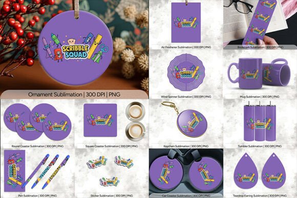Unlocking Creative Potential with the Scribble Squad Sublimation PNG Bundle