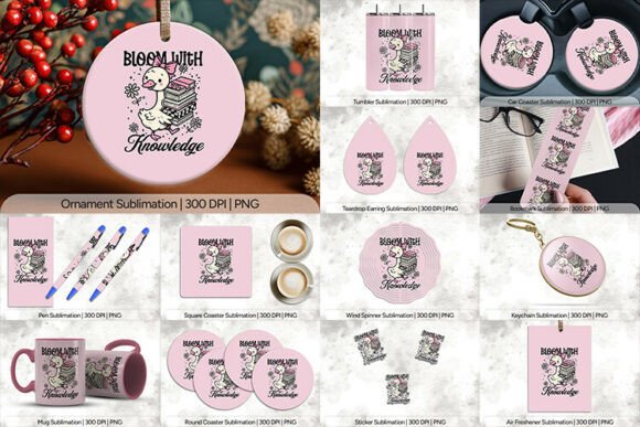 Unlocking Creativity with Bloom with Knowledge Duck Sublimation: A Comprehensive Guide to the 14-Piece Digital Asset Collection